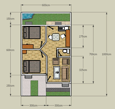 Desain Rumah Minimalis 2 Lantai Luas Tanah 60m2  Blog 