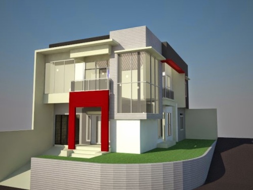  Desain  Rumah  Minimalis  2  Lantai  Luas Tanah 60m2  Blog 